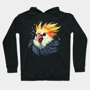 Cockatiel Smiling Hoodie